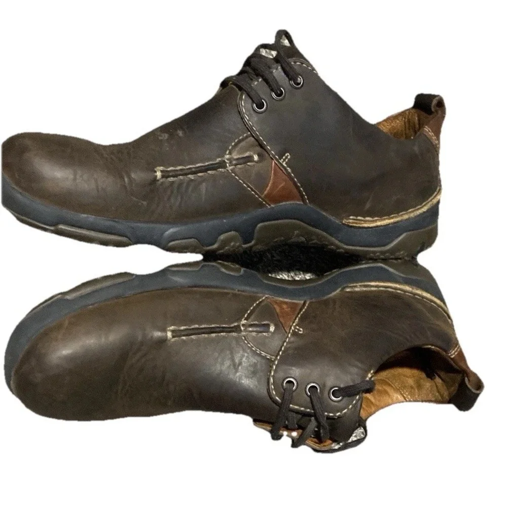 Timberland 73590 Waterproof Leather Oxford Shoes Mens 9.5 D Brown